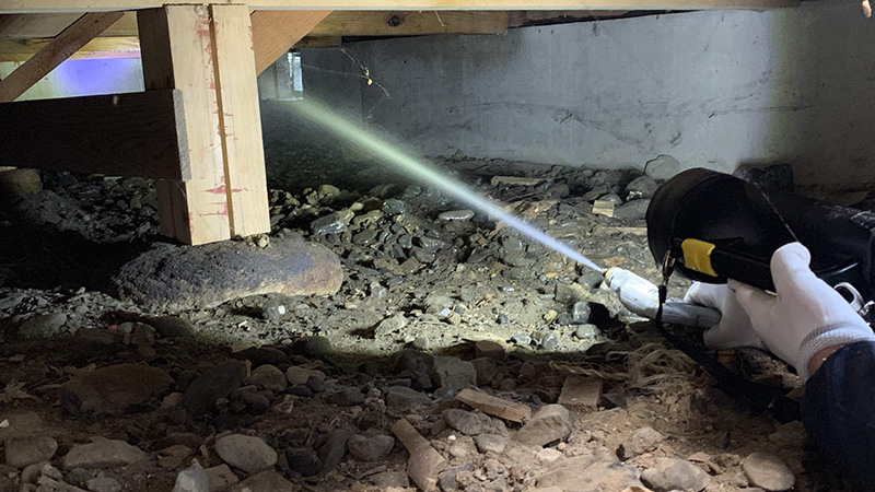 シロアリ防蟻工事